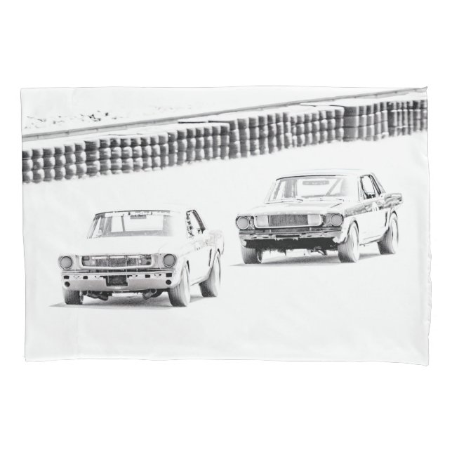 Race Me To Sleep Pillow Case (Front)