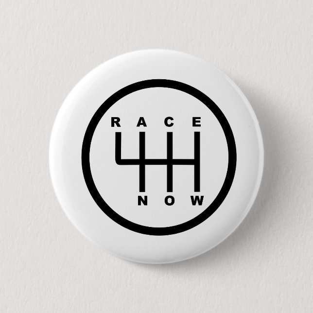Race Now Gear Box Tribal Button (Front)