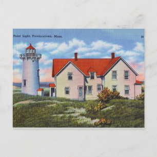 Race Point Light, Provincetown, Massachusetts Postcard