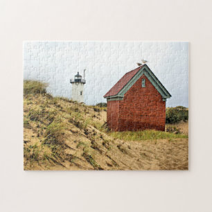 Race Point Lighthouse, Cape Cod, Massachusetts Jigsaw Puzzle