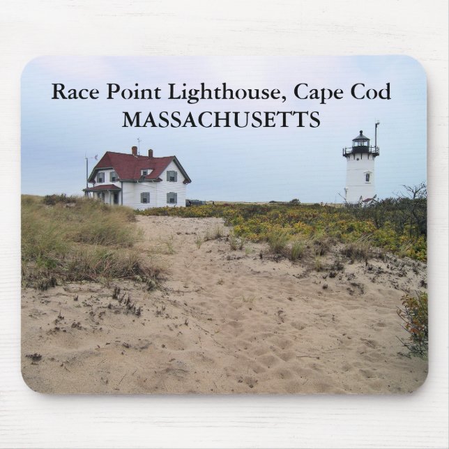 Race Point Lighthouse, Massachusetts Mousepad (Front)