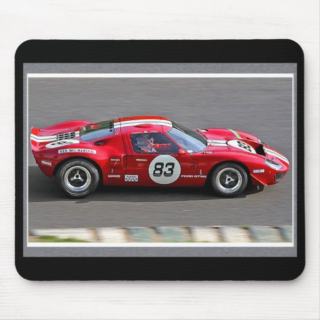 Race Red Mouse Pad (Front)
