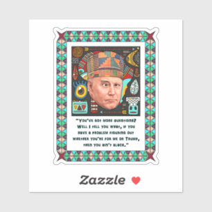 Race Relations with the Big Guy Sticker