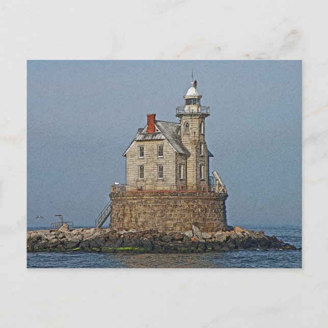 Race Rock Light House Postcard (Front)