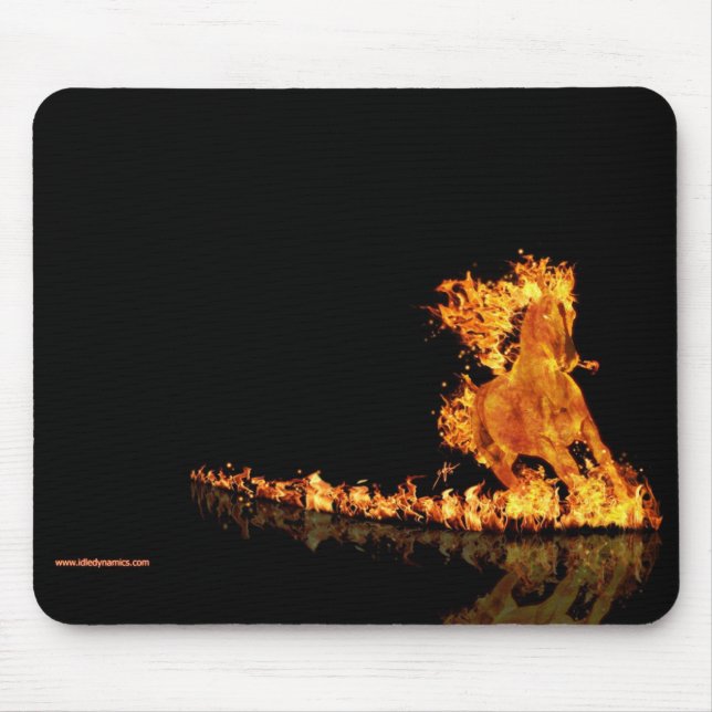 Race the fire - Mouse pad (Front)