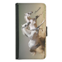 Race The Wind Horses and Monogram Name - Galaxy S5