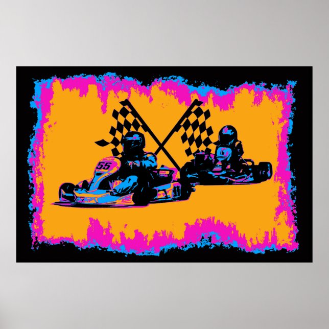 Race to the Finish - Go Kart Racers   Poster (Front)