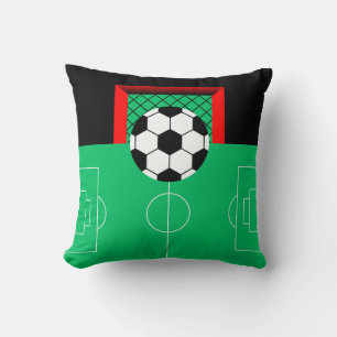 Race to the Goal Throw Pillow