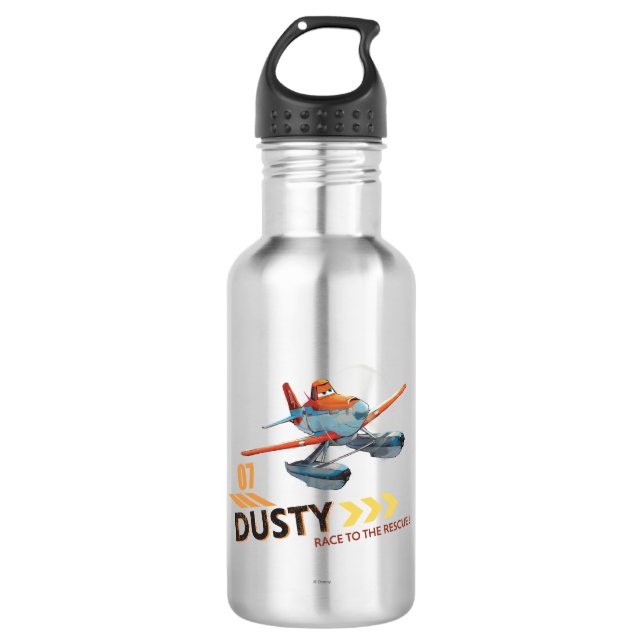 Race To The Rescue Stainless Steel Water Bottle (Front)