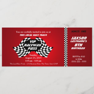 Motocross Birthday Invitations Zazzle