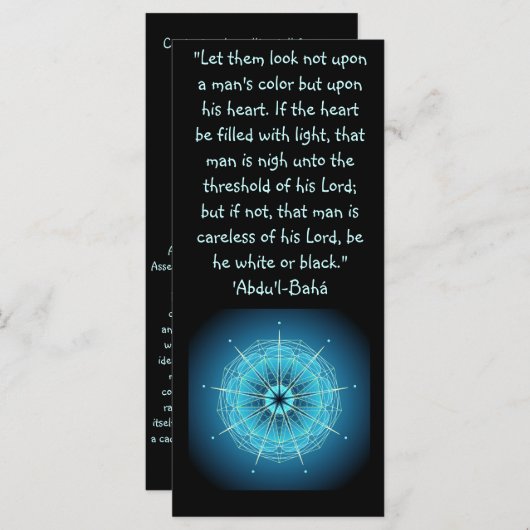 Race Unity Quote (Front/Back)