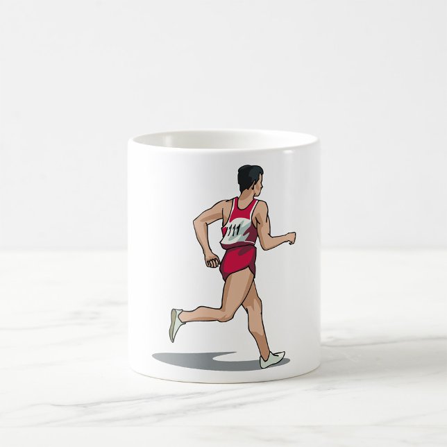 Race Walker Athlete Sports Runner in Motion  Coffee Mug (Creator Uploaded)