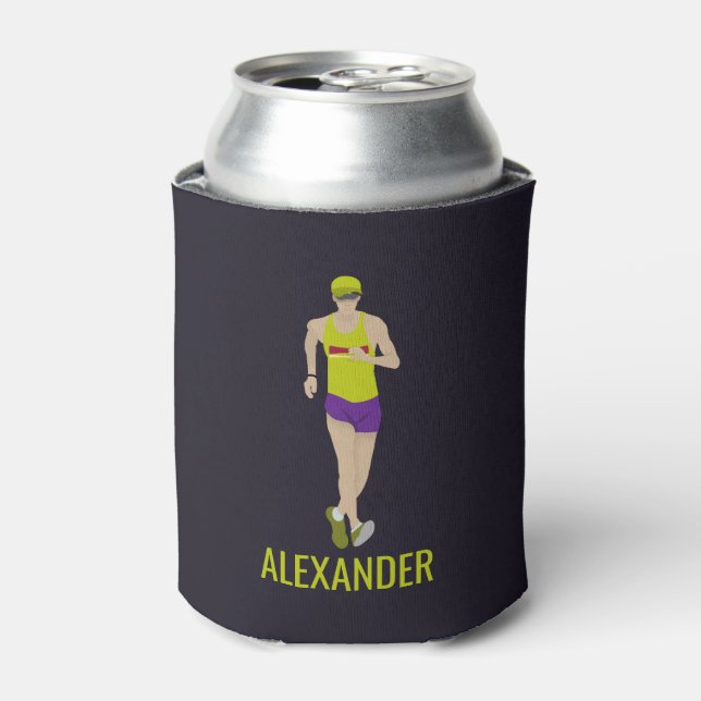 Race Walking Can Cooler (Can Front)