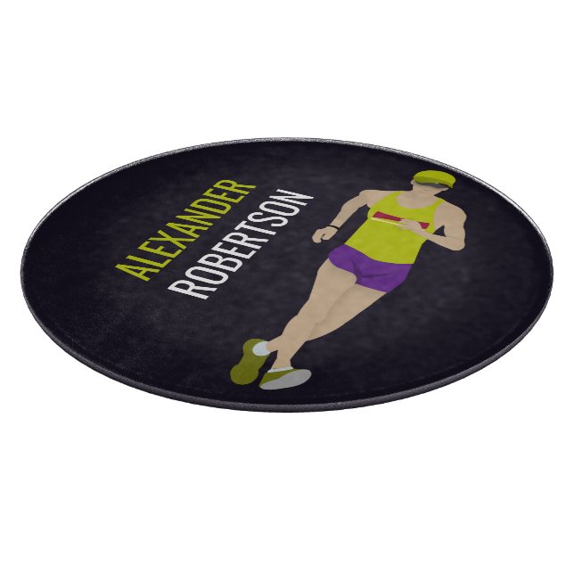 Race Walking Cutting Board (Corner)
