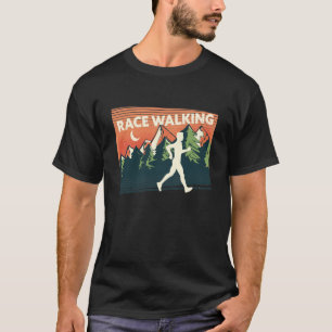 Race Walking in beautiful nature T-Shirt