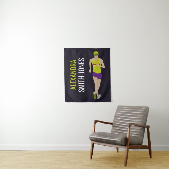 Race Walking Tapestry (In Situ)