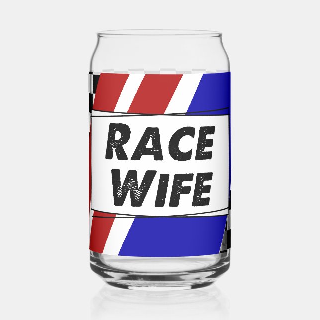 Race Wife Can Glass (Left)