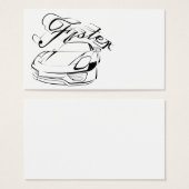 Racecar in tribals (Front & Back)