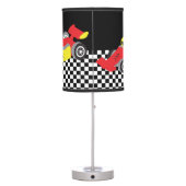 Racecar room table lamp (Back)
