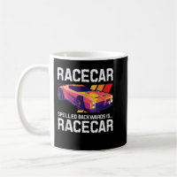 Racecar Spelled Backwards - Car Racer Mechanic Rac Coffee Mug