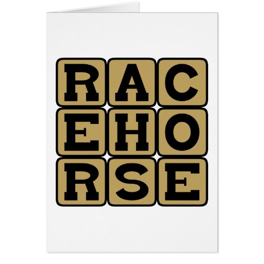 Racehorse, Equestrian Athlete (Front)