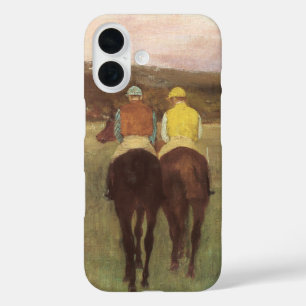 Racehorses at Longchamp by Edgar Degas iPhone 16 Case