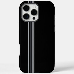 Racer Chrome on Drk Gray iPhone 5/5s/6/6s7, Tough iPhone 16 Pro Max Case