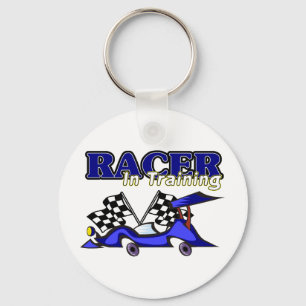 Racer In Training Keychain