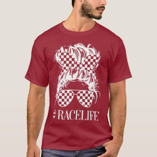 racer life tee for women who love racing life