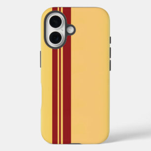 Racer Red on Gold iPhone 7/7, Tough iPhone 16 Case