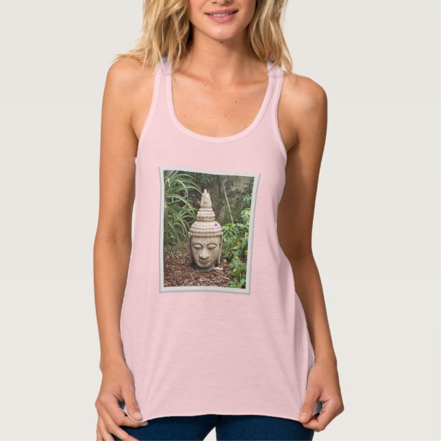 Racerback buddah image yoga top (Front)