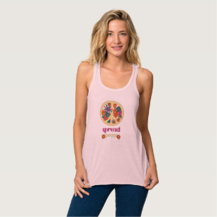Racerback Tank Top with a Hippie Neo-Soul Twist