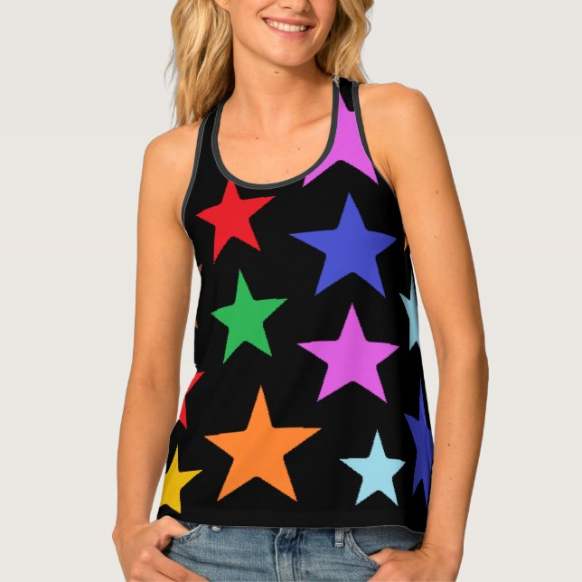 Racerback Workout Tank Tops With Matching Leggings (Front)