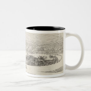 Races at Wheat Croft: Col. Thompson's 'Hamlet' Two-Tone Coffee Mug