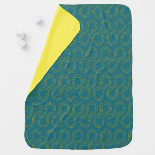 Racetracks baby blanket