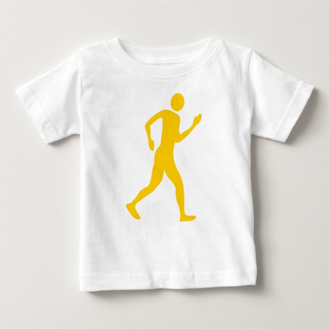 Racewalking - Amber Baby T-Shirt (Front)