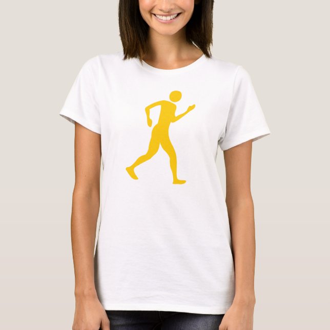 Racewalking - Amber T-Shirt (Front)