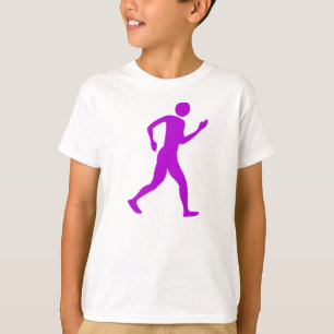 Racewalking - Purple T-Shirt