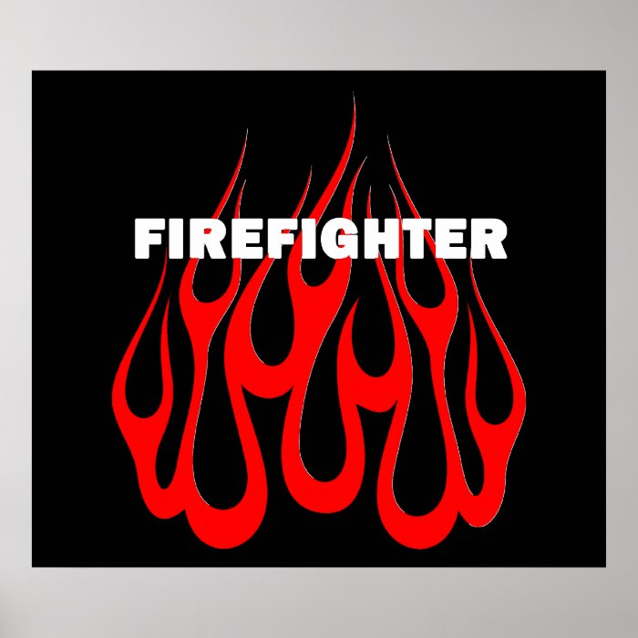 Racey Flames FF Print