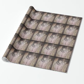 racheal wrapping paper
