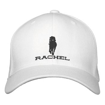 Rachel Alexandra Silhouette Hat by baltohorsefan at Zazzle