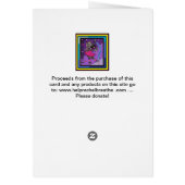 Rachel Balleria Zebra Card (Back)