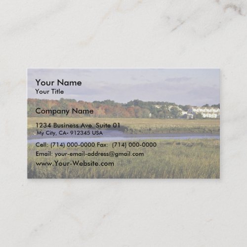 Rachel Carson National Wildlife Refuge, Maine Business Card Template