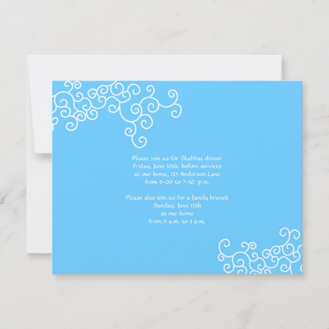 Rachel Custom Event Card (Front)