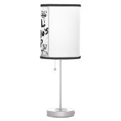 Rachel Doodle Art - Old-Skool 90's Hip-Hop Table Lamp (Right)