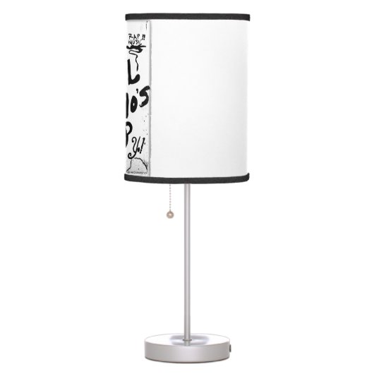Rachel Doodle Art - Old-Skool 90's Hip-Hop Table Lamp (Right)