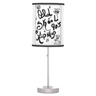 Rachel Doodle Art - Old-Skool 90's Hip-Hop Table Lamp