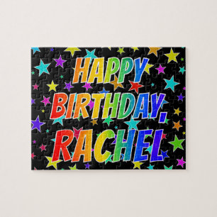 "RACHEL" First Name, Fun "HAPPY BIRTHDAY" Jigsaw Puzzle