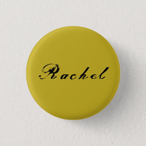 Rachel from Orphan Black calligraphy antique Button