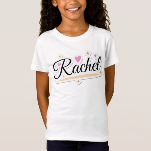 Rachel name cute design T_Shirt